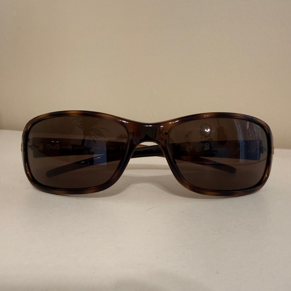 Dolce & Gabbana Tortoise Wrap Women’s Sunglasses 😎 AD6604335 Y2K Luxe